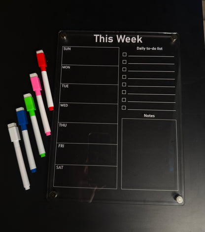 Magnatic Weekly planner